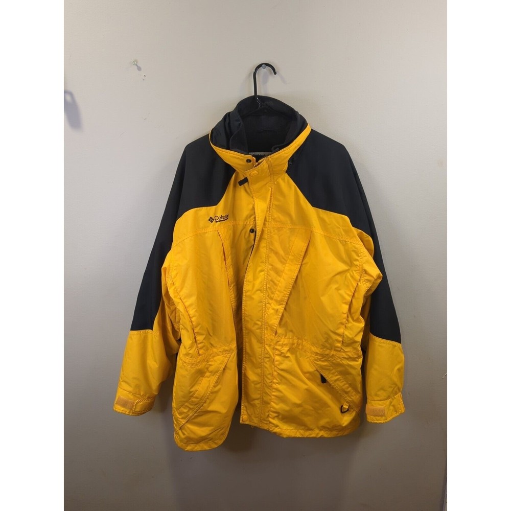 Columbia Jacket Double Whammy Ski Coat Womens xl Snowboarding Winter Yellow